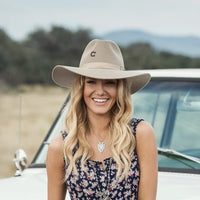 Charlie 1 Horse Highway Western Hat | Mushroom
