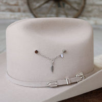 Feather Charm Sterling Silver