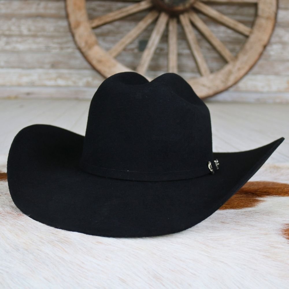 Twister 3X Black Wool Cowboy Hat Santa Fe – Willow Lane Hat