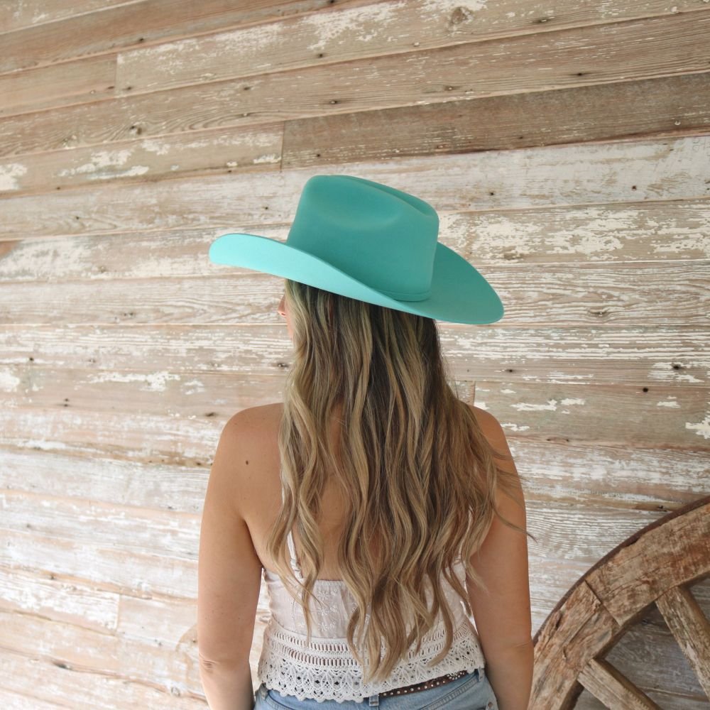 Bailey 4X Turquoise Fur Felt Cowboy Hat
