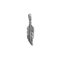 Feather Charm Sterling Silver