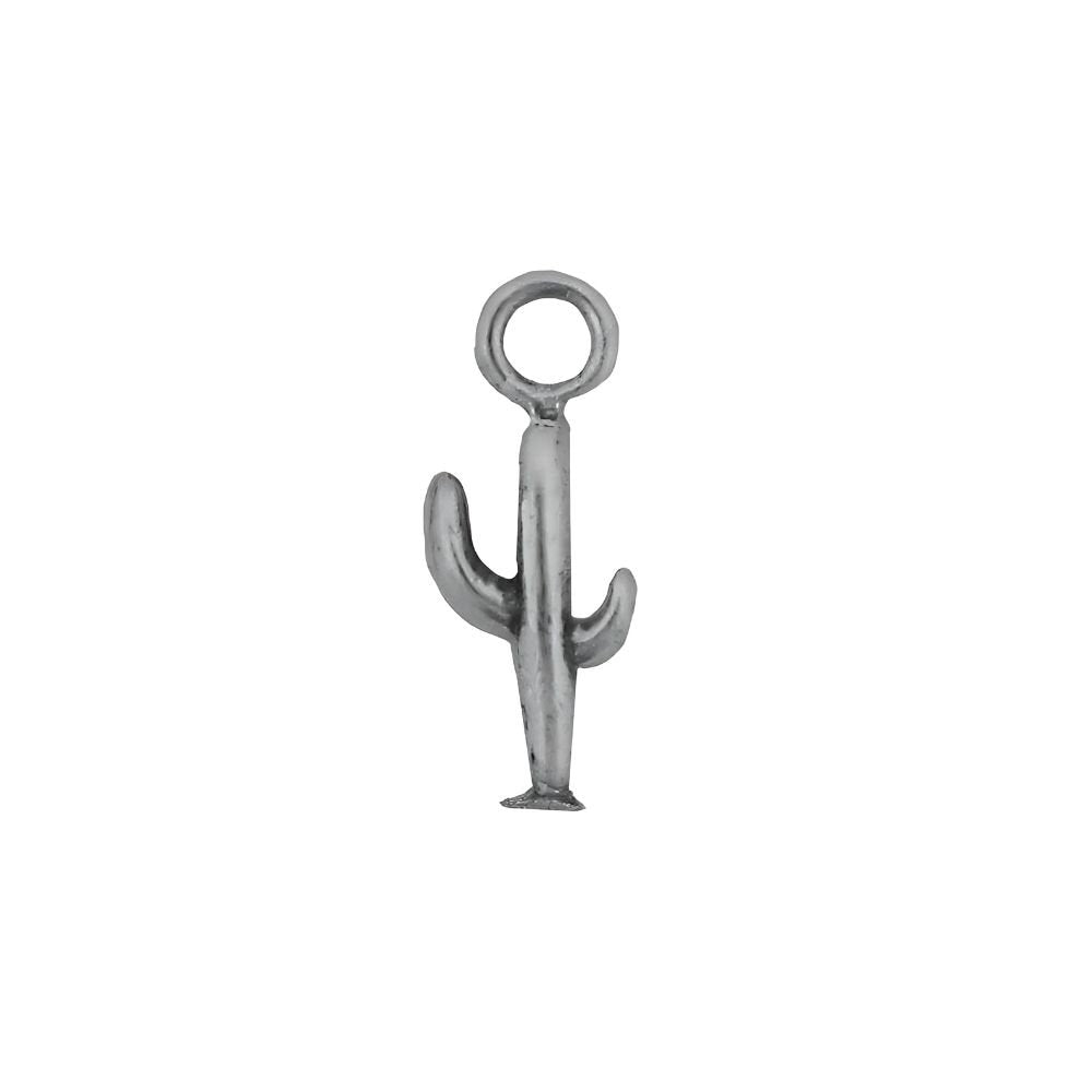 Mini Saguaro Cactus Charm Sterling Silver