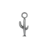 Mini Saguaro Cactus Charm Sterling Silver