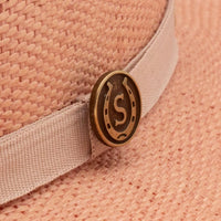 Stetson Redwood Apricot Straw Fedora Hat