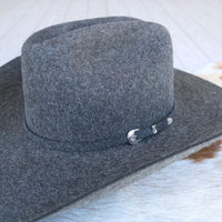 Resistol Midnight Mix 6X Grey Cowboy Hat