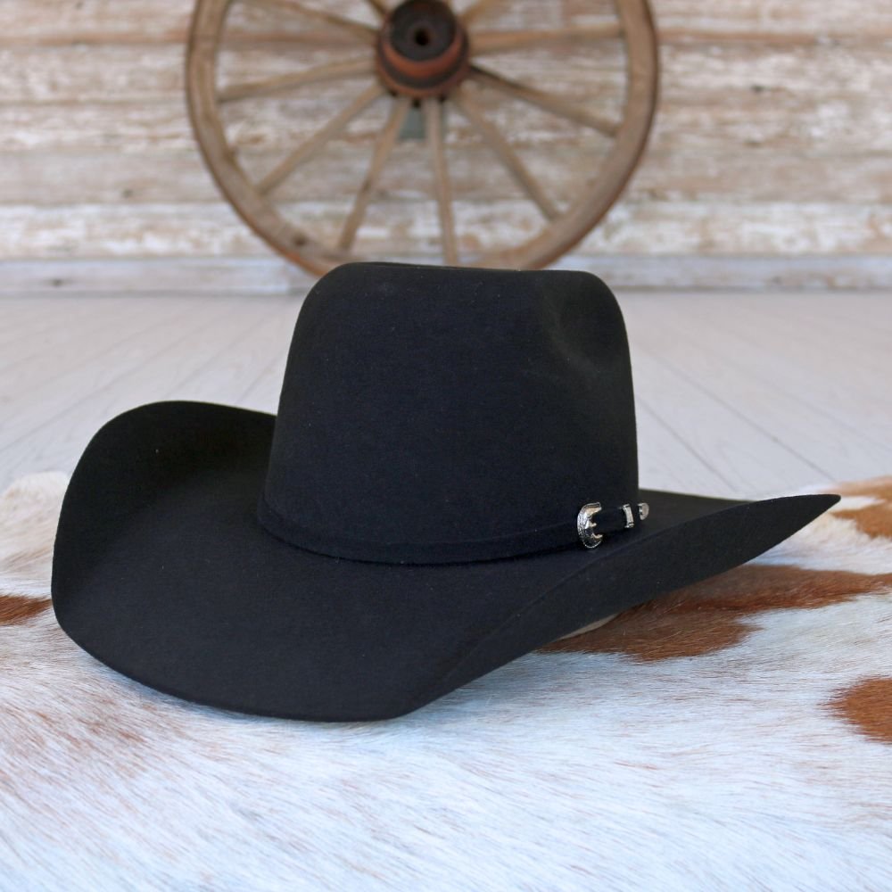 Resistol Black Felt Cowboy Hat Pay Window – Willow Lane Hat