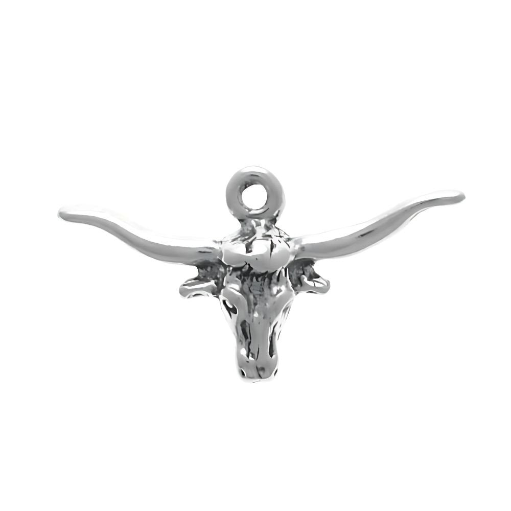 Steer Charm Sterling Silver