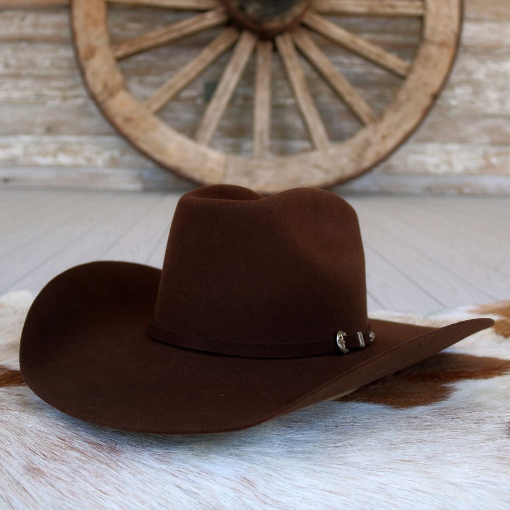 Ariat 2X Wool Chocolate Cowboy Hat Roper – Willow Lane Hat