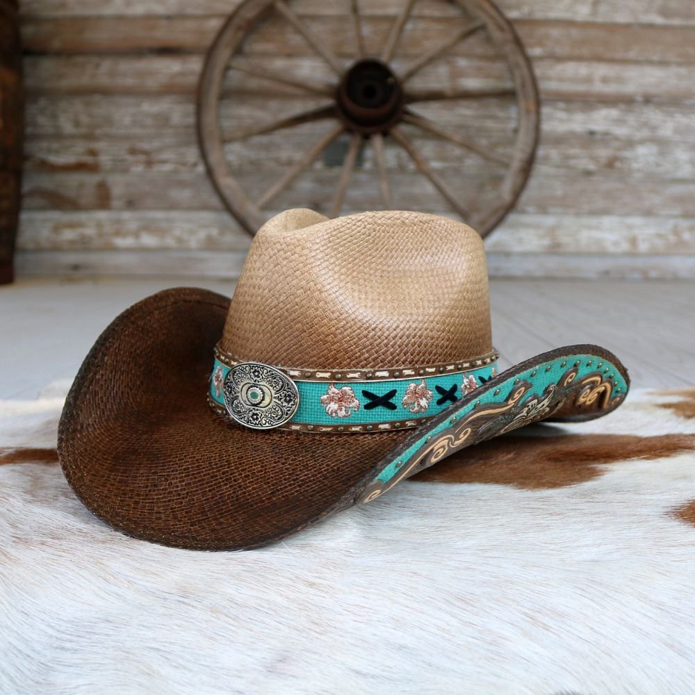 Stampede Women's Straw Cowboy Hat - The Janie