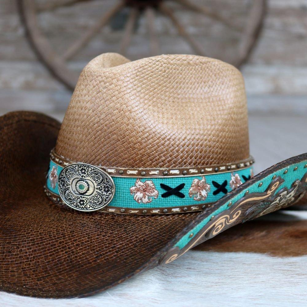 Stampede Women's Straw Cowboy Hat - The Janie