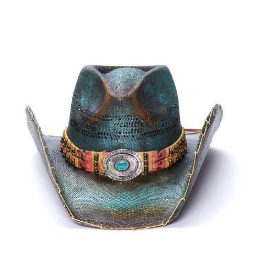 Stampede Straw Cowboy Hat - The Oceana