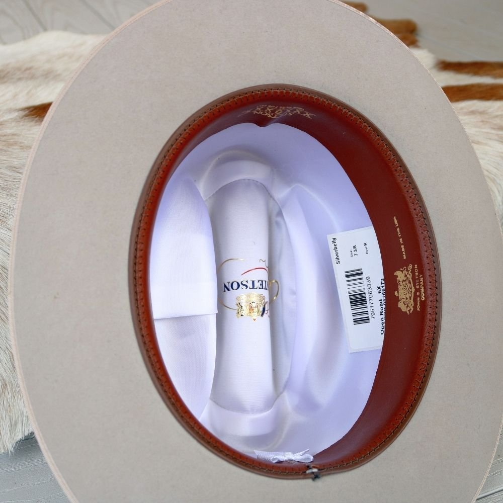 Stetson 6X Open Road Felt Silverbelly Hat