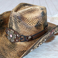 Stampede Women's Straw Western Hat - The Bittersweet