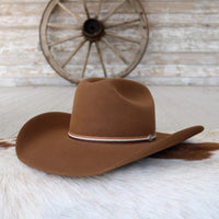 Stetson 6X Chestnut Felt Cowboy Hat - Hobbs