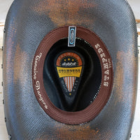 Stampede Men's Straw Cowboy Hat - The Black Star