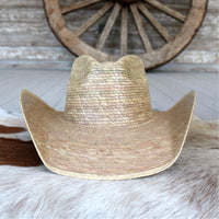 ASN Palm Leaf Straw Cowboy Hat - Indio