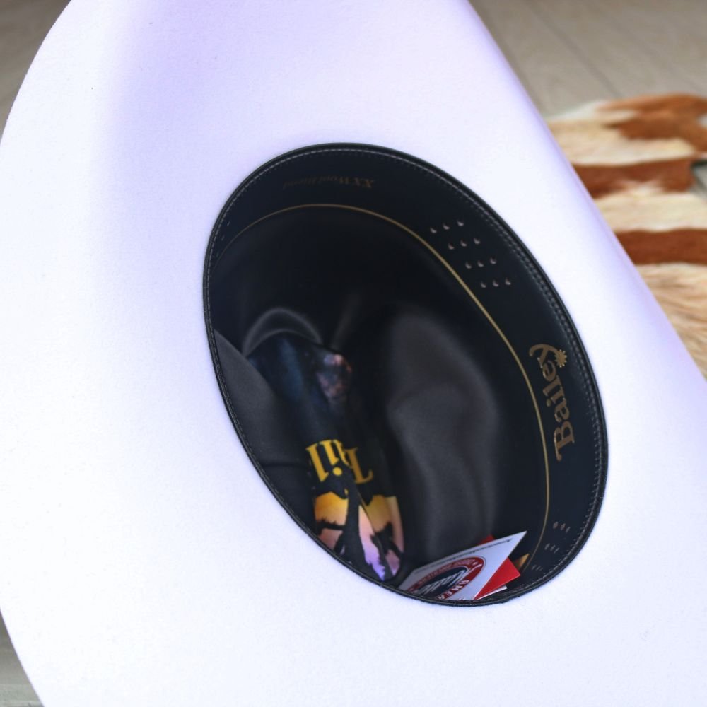 Bailey Pageant II 2X White Wool Felt Cowboy Hat