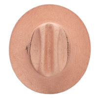 Stetson Redwood Apricot Straw Fedora Hat