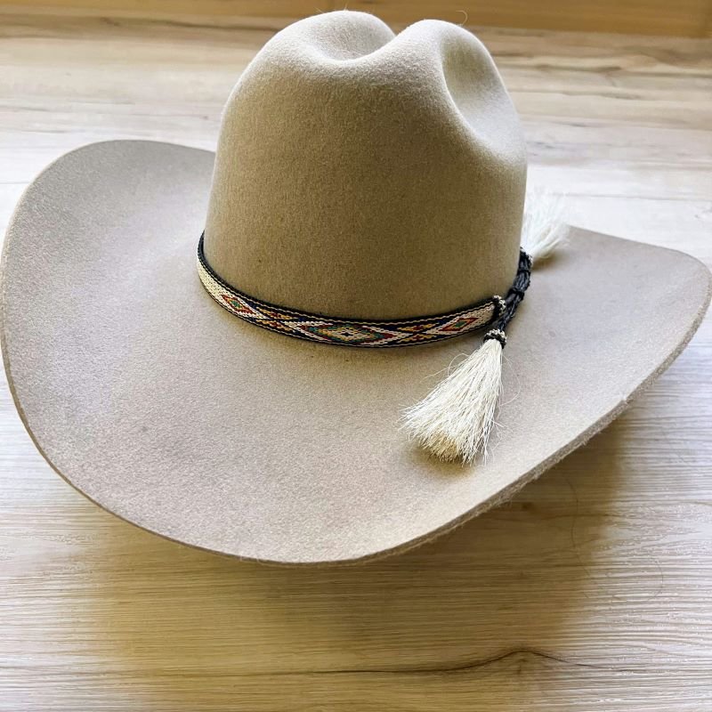 Justin Men's Braided Hat Band Straw Hat