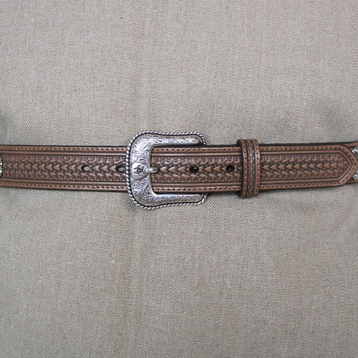 Ariat Western Belt Buckle - Men's Belts in Silver