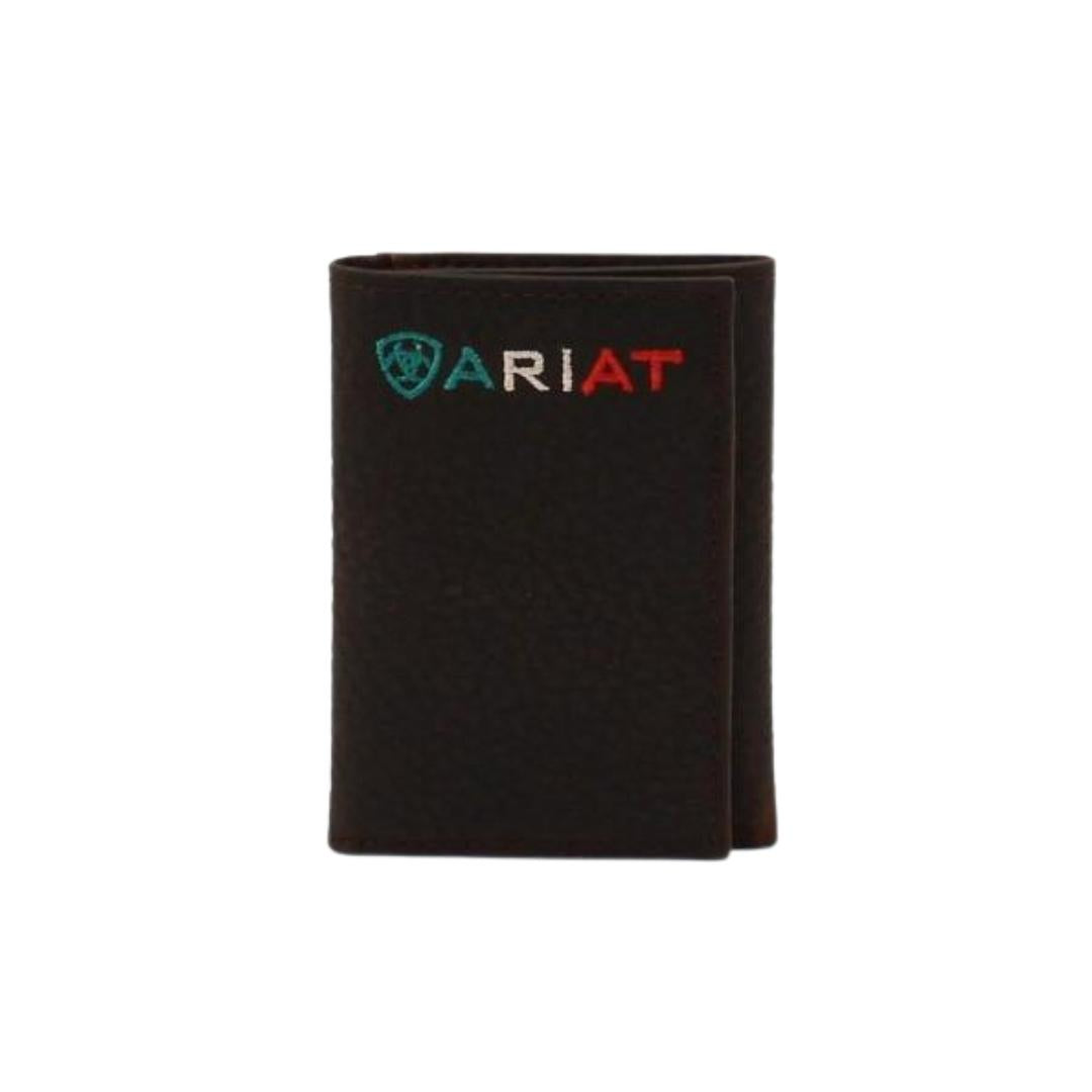 Ariat Men's Mexico Leather Trifold Wallet