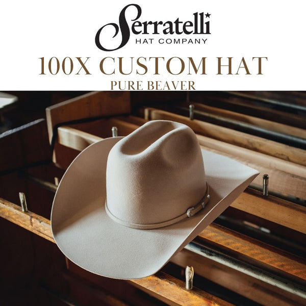Custom Serratelli 100X Hat Builder