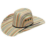 Ariat Kids Multi Colored Straw Cowboy Hat