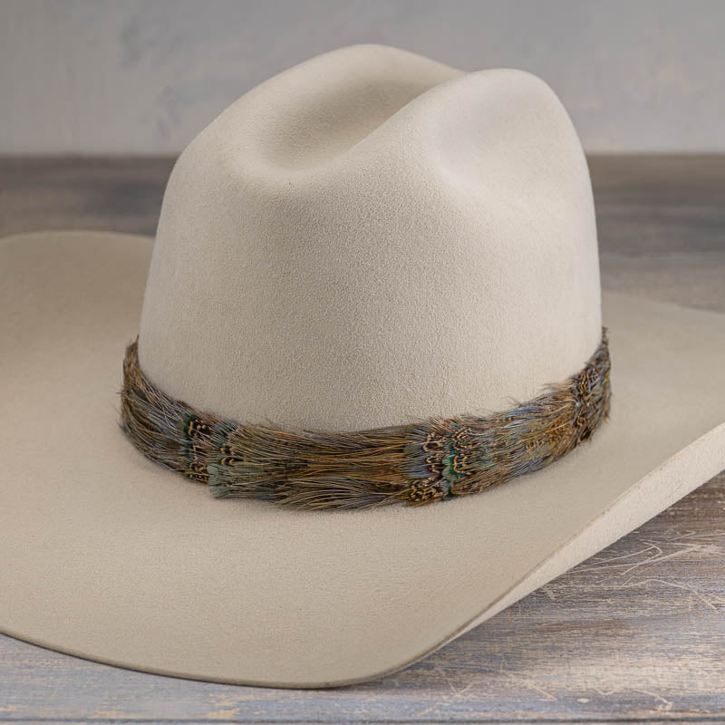 Western Feather Hat Band - Dove I