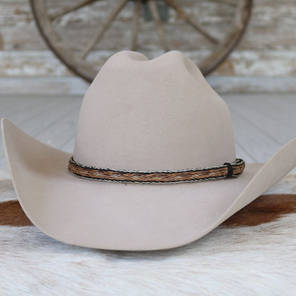 Horsehair 5 Strand Braided Hat Band - Frontier