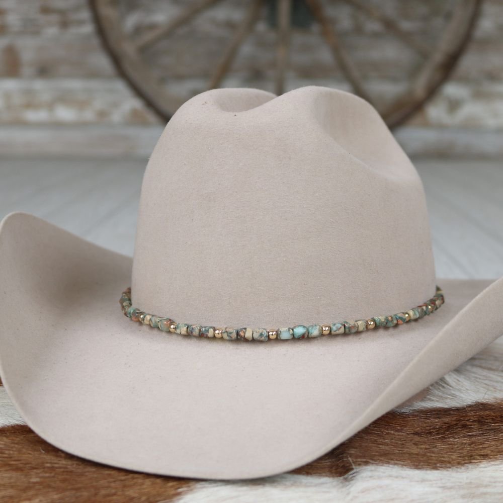 Chunky Natural Stone Hat Band - Hayes