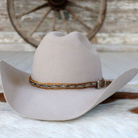 Horsehair 5 Strand Braided Buckle Hat Band - Highline