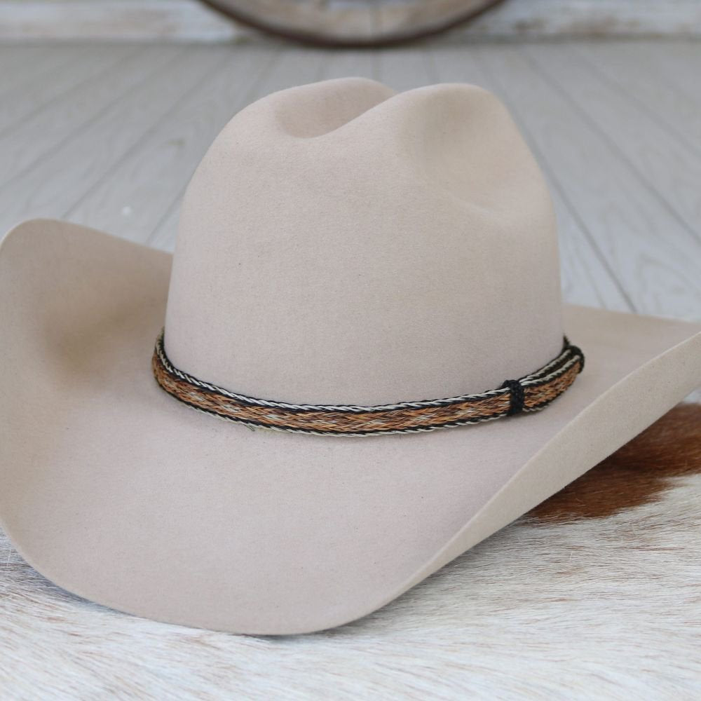 Horsehair 5 Strand Braided Hat Band - Frontier