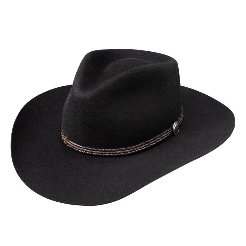 Stetson Black Wool Woodrow Hat
