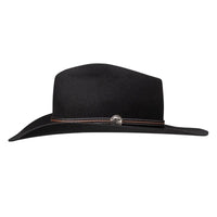 Stetson Black Wool Woodrow Hat