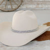 Silver Rhinestone Bling Hat Band - Harlow