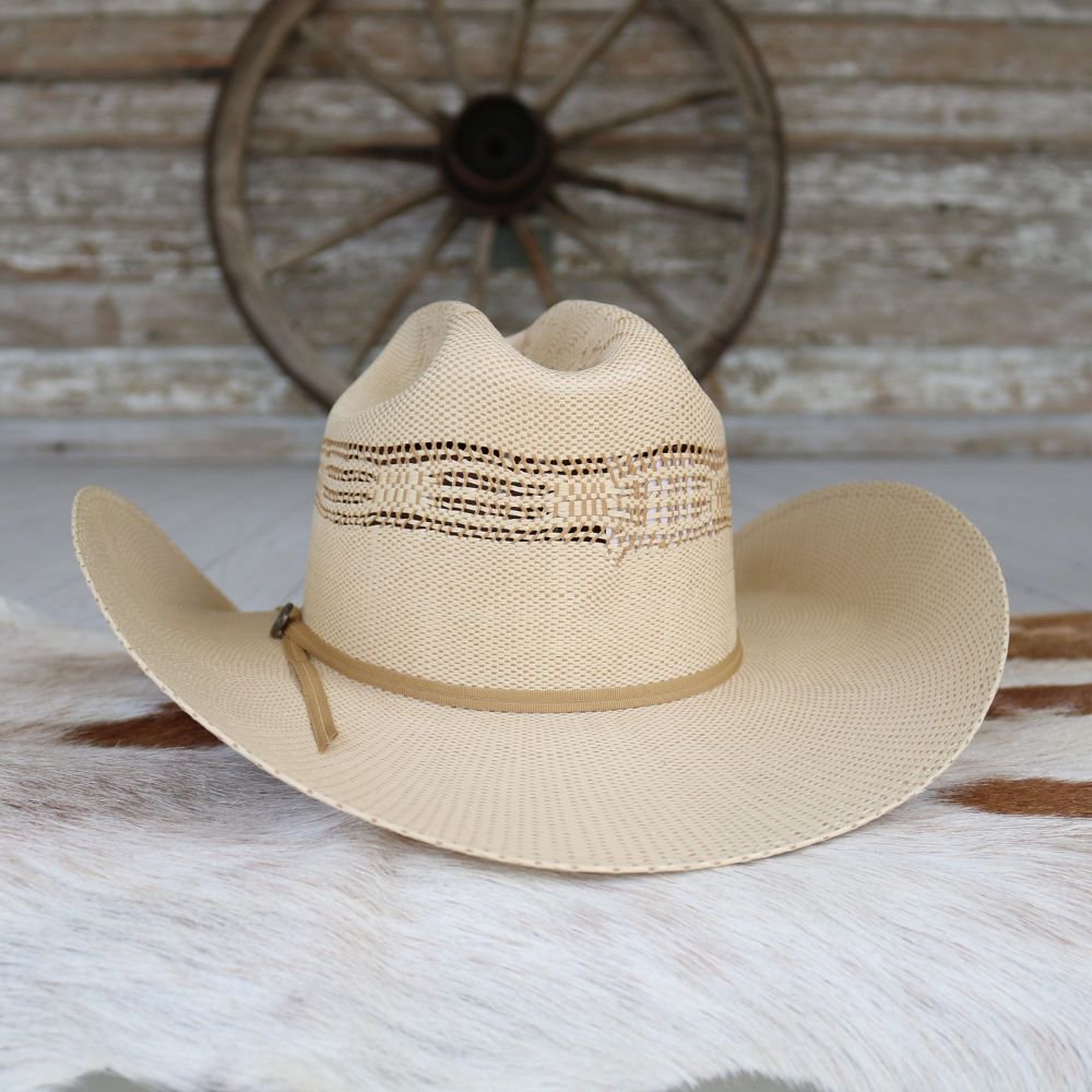 Serratelli Bangora Straw Cowboy Hat – Tan