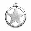 Sheriff Star Charm Sterling Silver