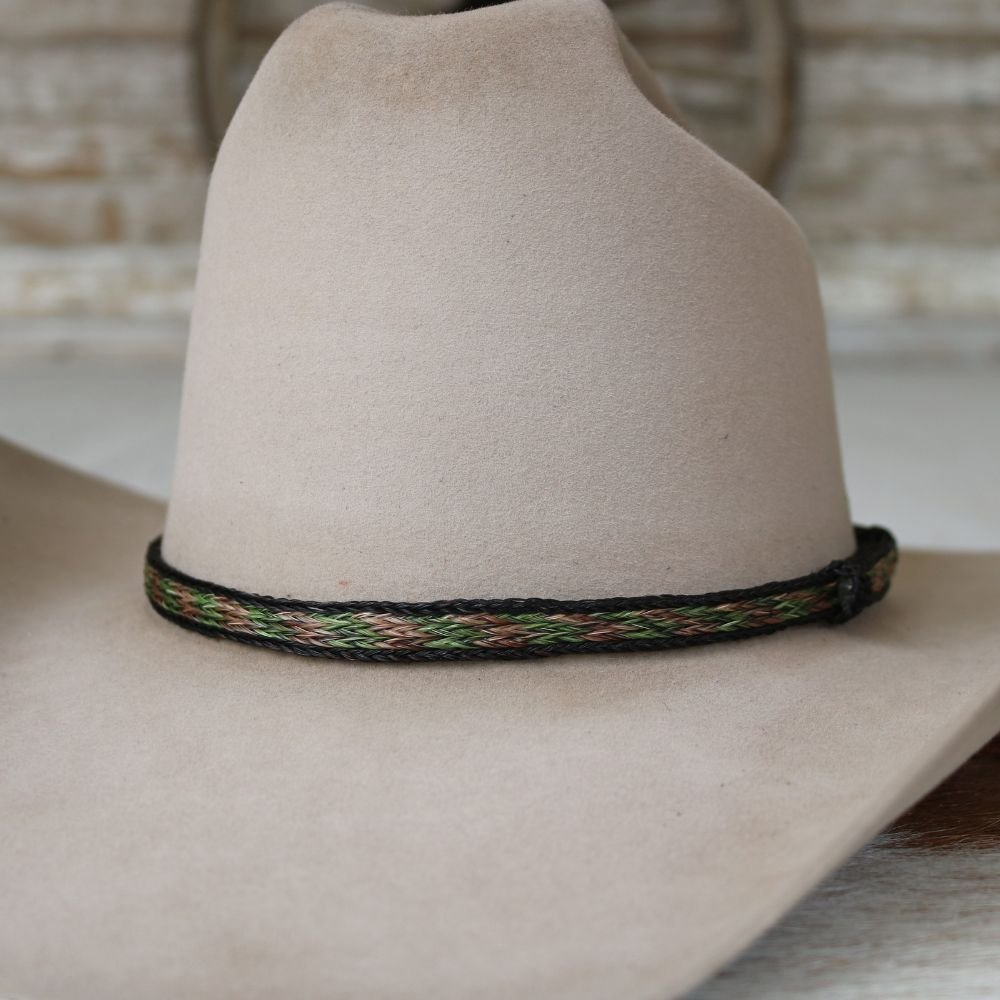 Genuine Horsehair 5 Strand Braided Hat Band - Envy – Willow Lane