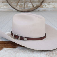 Leather Hat Band – Brown