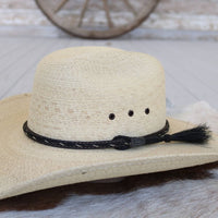 Justin Youth Palm Leaf Cowboy Hat Buckhorn