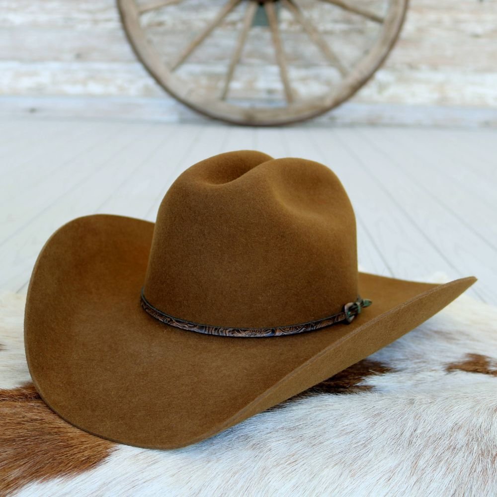 Stetson Red Rocks 3X Cognac Felt Cowboy Hat – Willow Lane  display picture 1