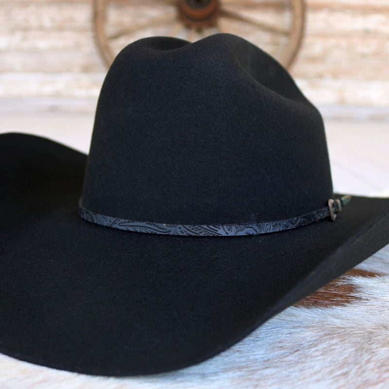 Stetson Red Rocks 3X Black Felt Cowboy Hat