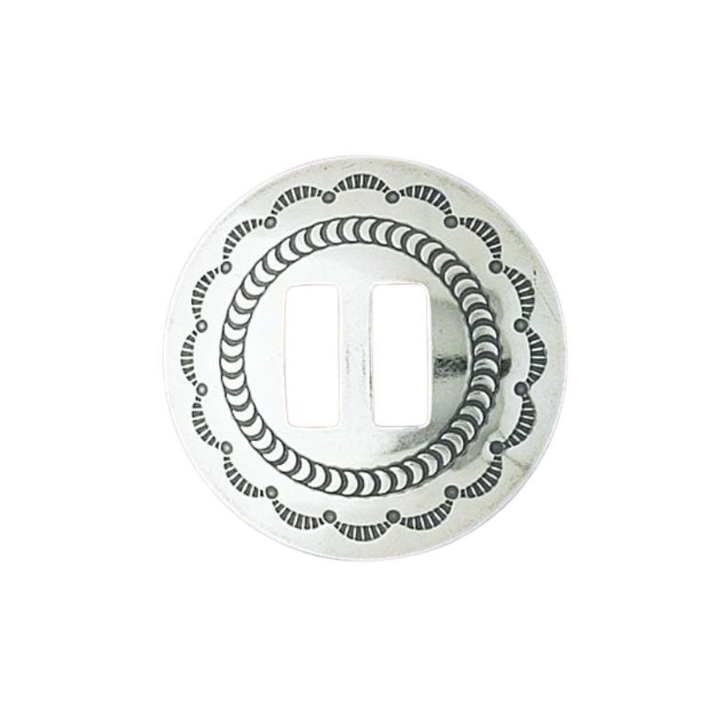 1.25" Slotted Stamped Concho .925