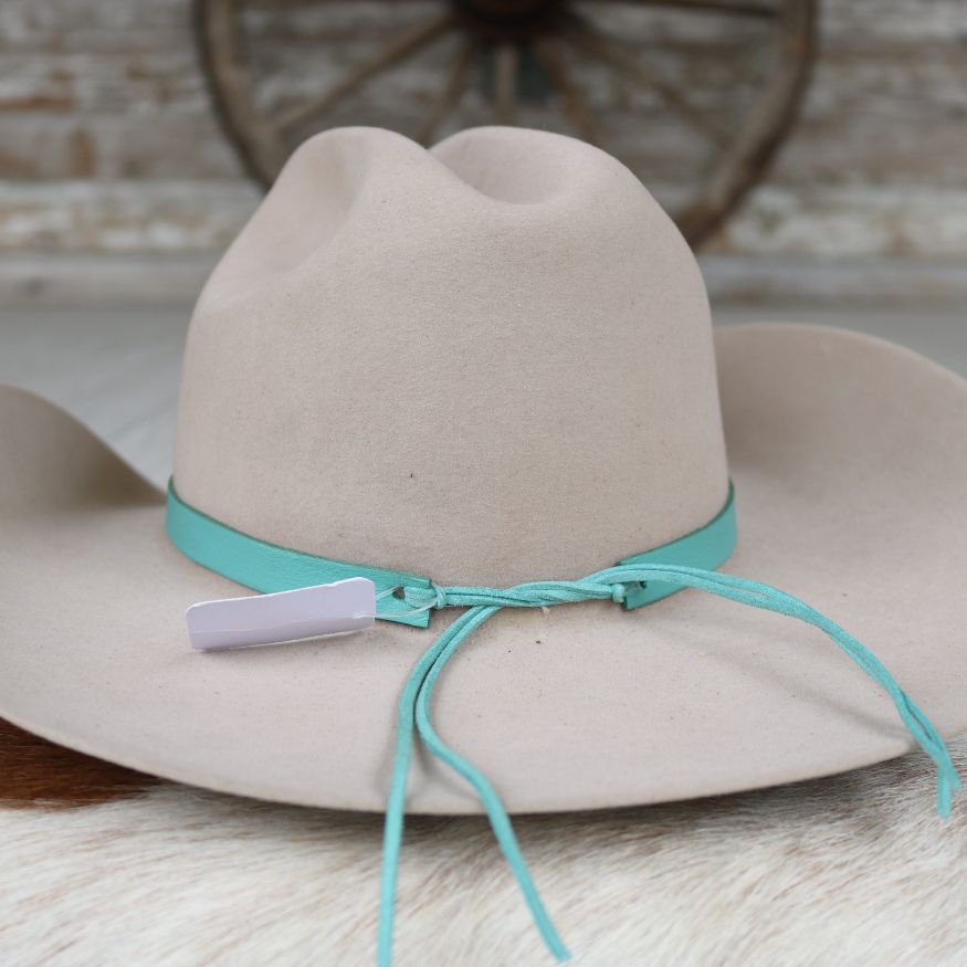 Leather Hat Band – Mint