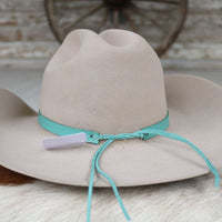 Leather Hat Band – Mint
