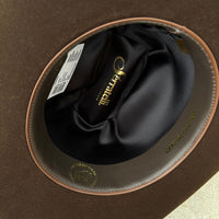 Serratelli Chocolate Bison Blend Cowboy Hat