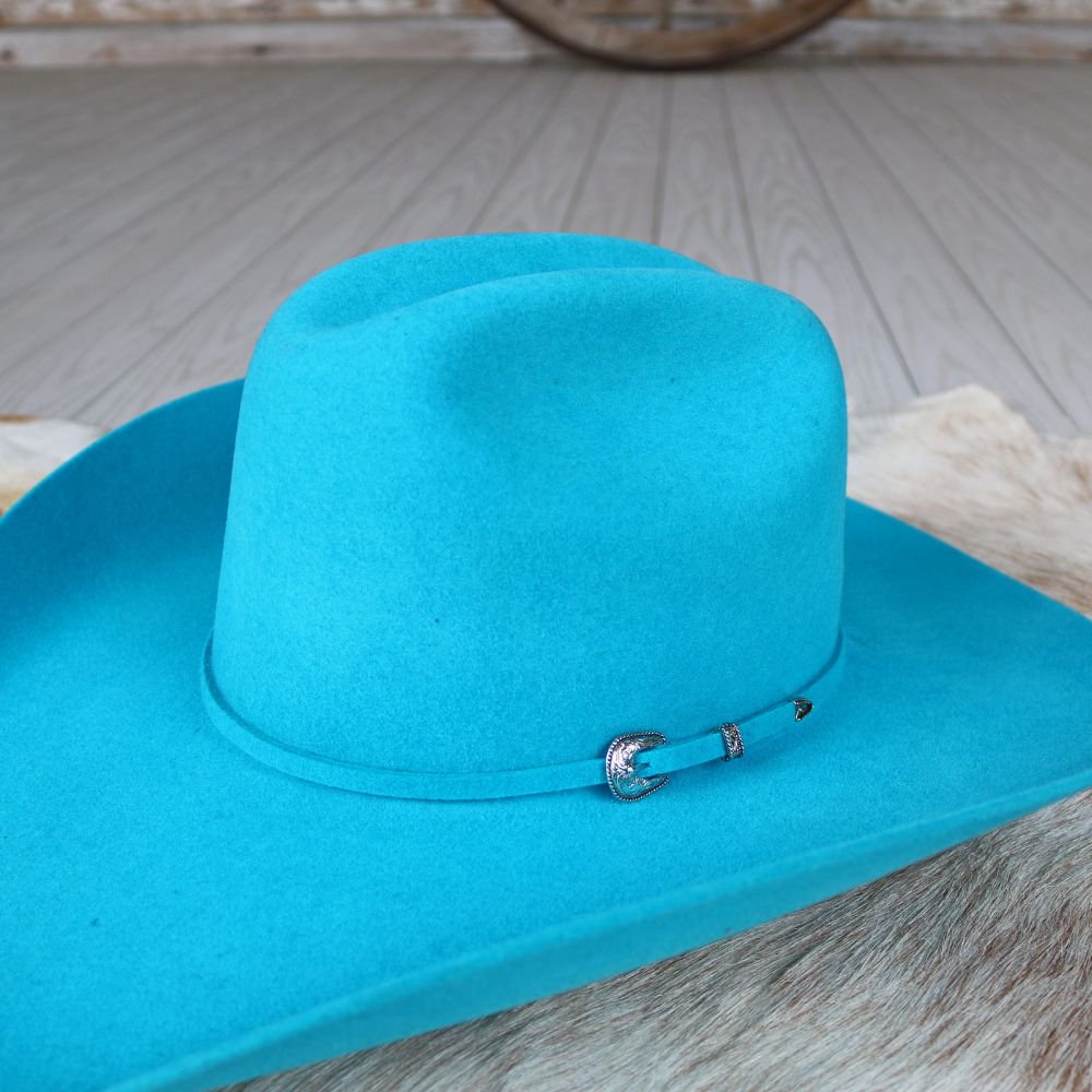 Serratelli Turquoise Wool Cowboy Hat