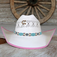 Charlie 1 Horse Gracie Jr. Girls Straw Cowboy Hat