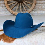 Serratelli Blue Wool Cowboy Hat