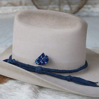 Ocean Blue Stone Stick Hat Pin